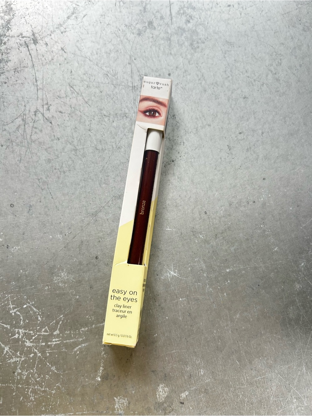Tarte Sugar Rush Easy on the Eyes Clay Liner Bronze NIB Waterproof Eyeliner - Picture 2 of 6
